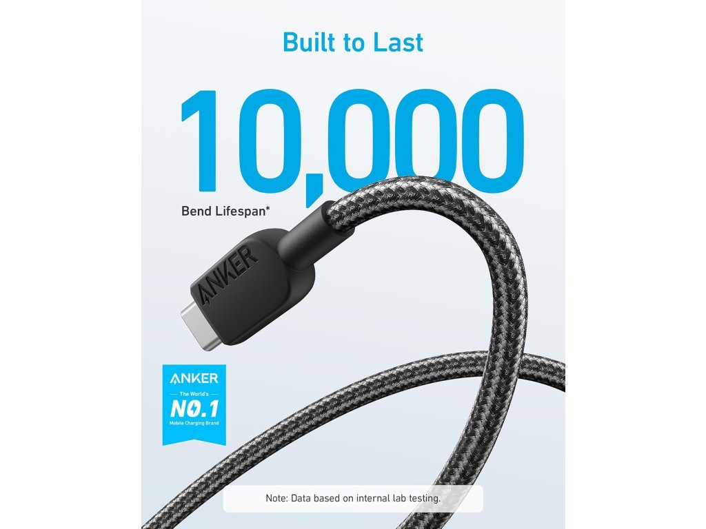 Anker 310 USB-A / USB-C kabel detail