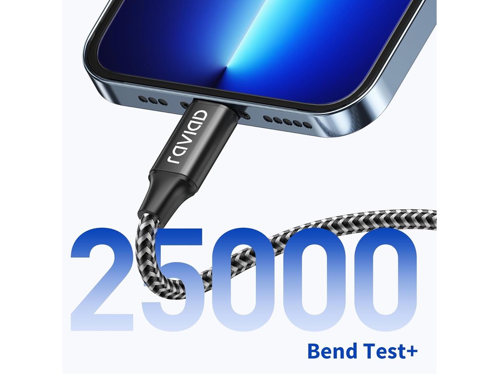 RAVIAD USB-C / Lightning kabel detail